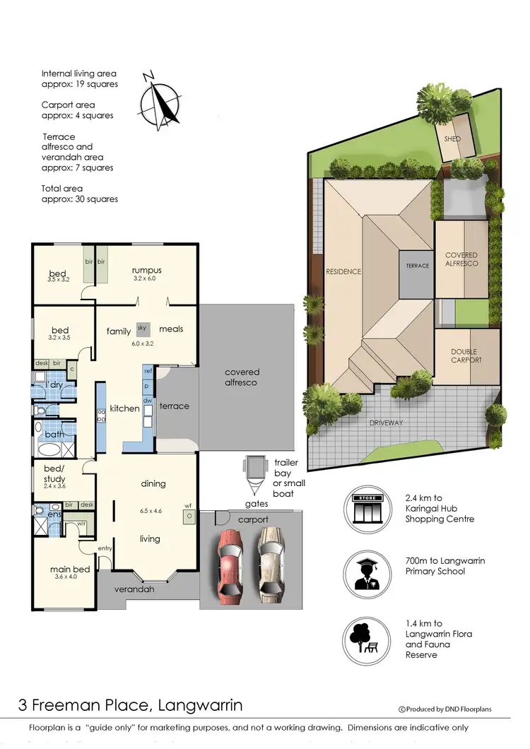Floorplan of Homely house listing, 3 Freeman Place, Langwarrin VIC 3910