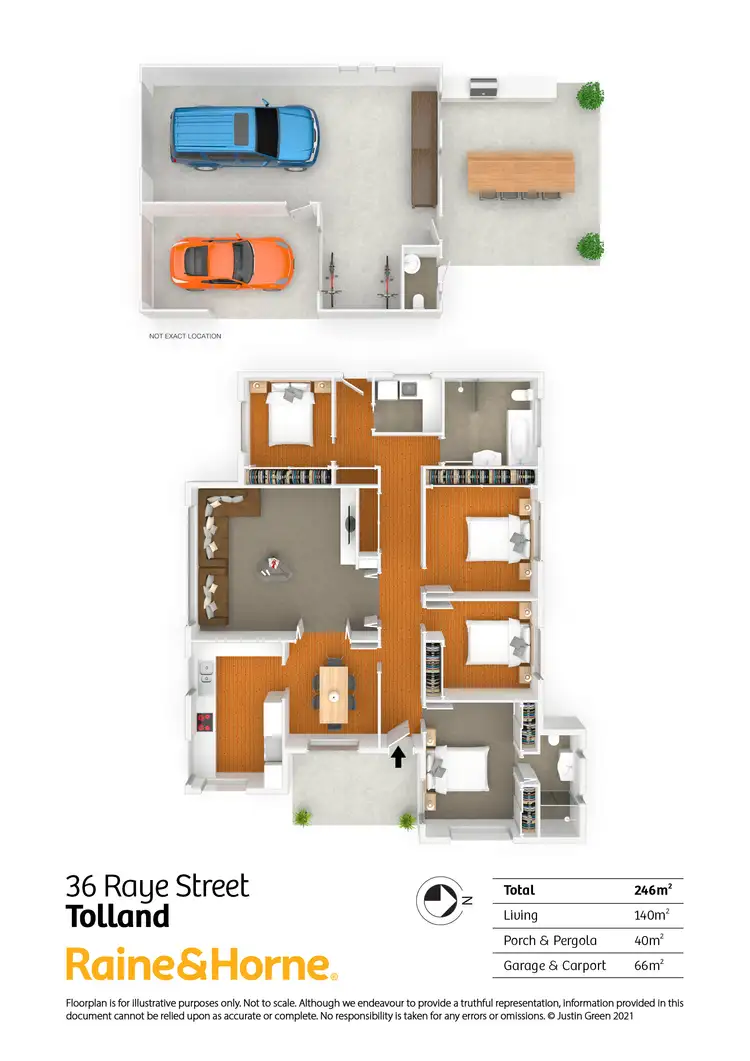 Floorplan of Homely house listing, 36 Raye Street, Tolland NSW 2650
