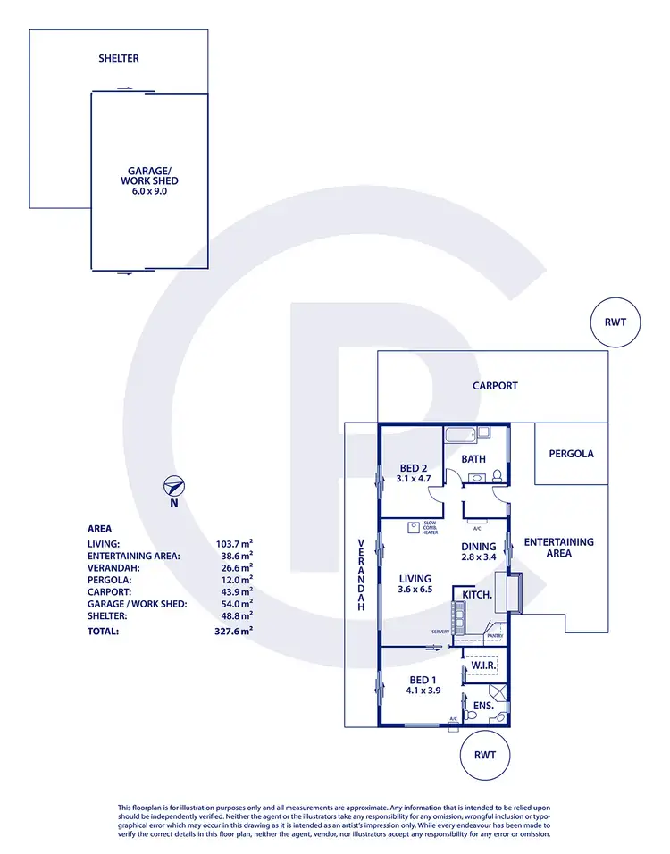 Floorplan of Homely house listing, 86 Summit Road, Nairne SA 5252