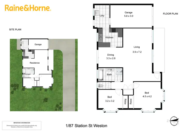 Floorplan of Homely villa listing, 1/87 Station Street, Weston NSW 2326