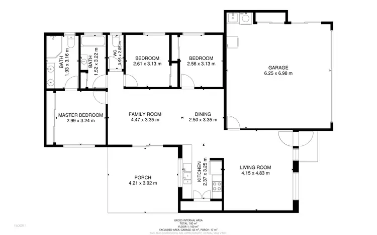 Floorplan of Homely house listing, 10 Tramore Circle, Burdell QLD 4818