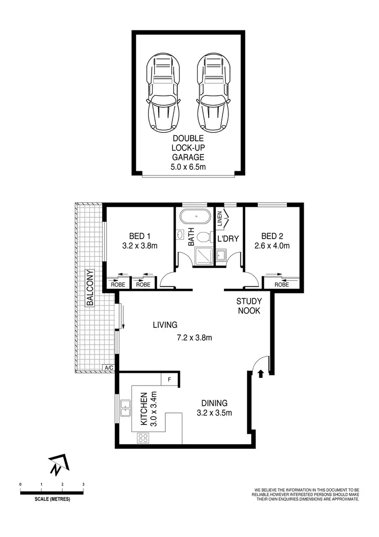 Floorplan of Homely unit listing, 5/76-78 Noble Street, Allawah NSW 2218