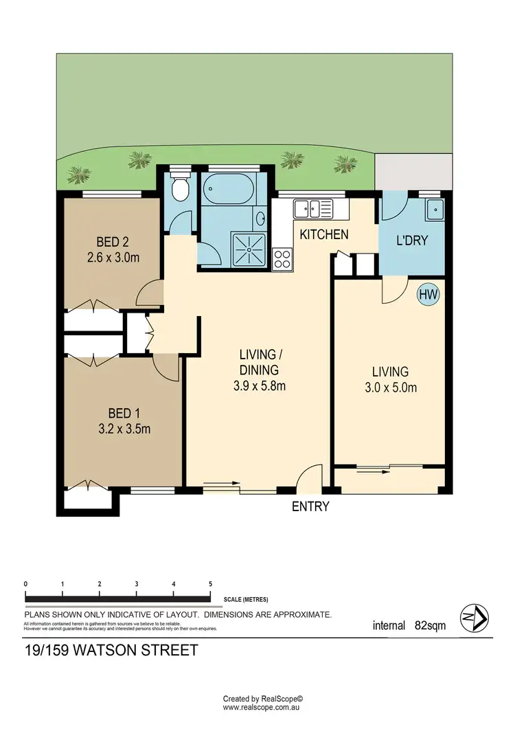 Floorplan of Homely unit listing, 19/159 Watson Street, Camp Hill QLD 4152