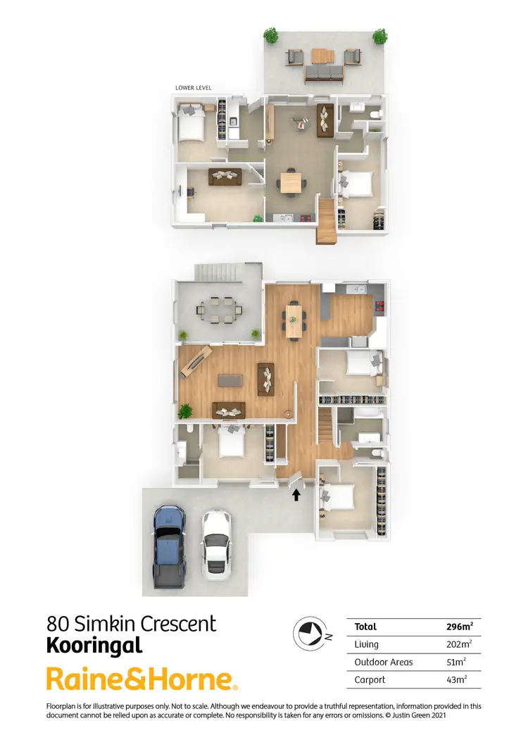 Floorplan of Homely house listing, 80 Simkin Crescent, Kooringal NSW 2650