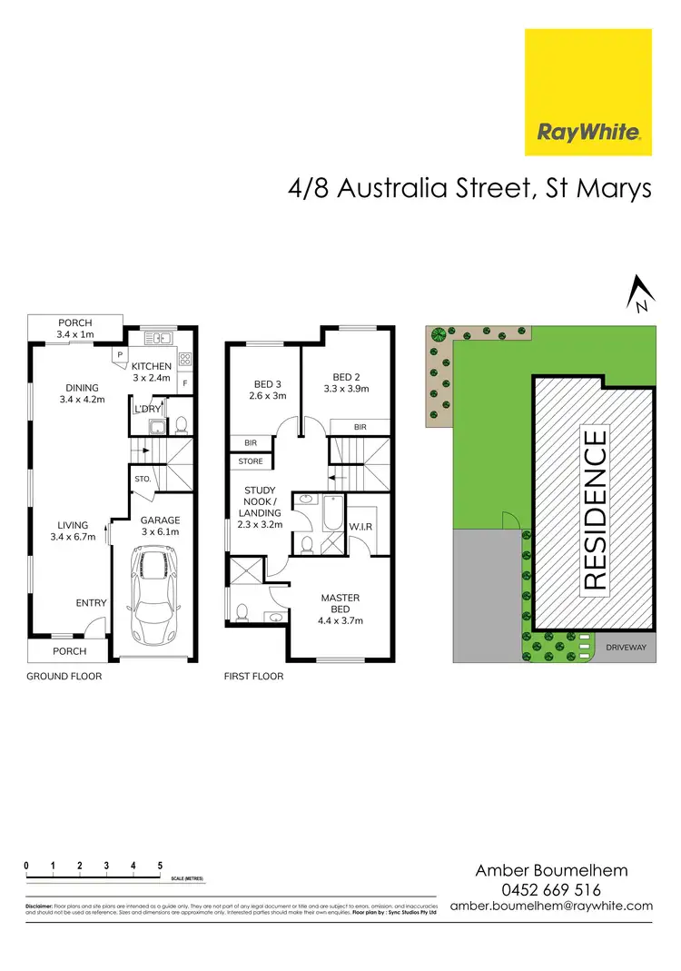 Floorplan of Homely townhouse listing, 1 & 3/8-10 Australia Street, St Marys NSW 2760