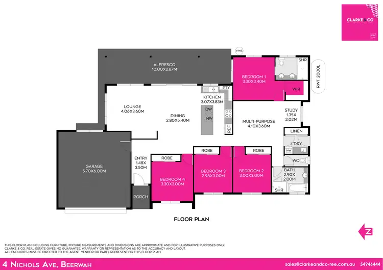 Floorplan of Homely house listing, 4/9 Nichols Avenue, Beerwah QLD 4519