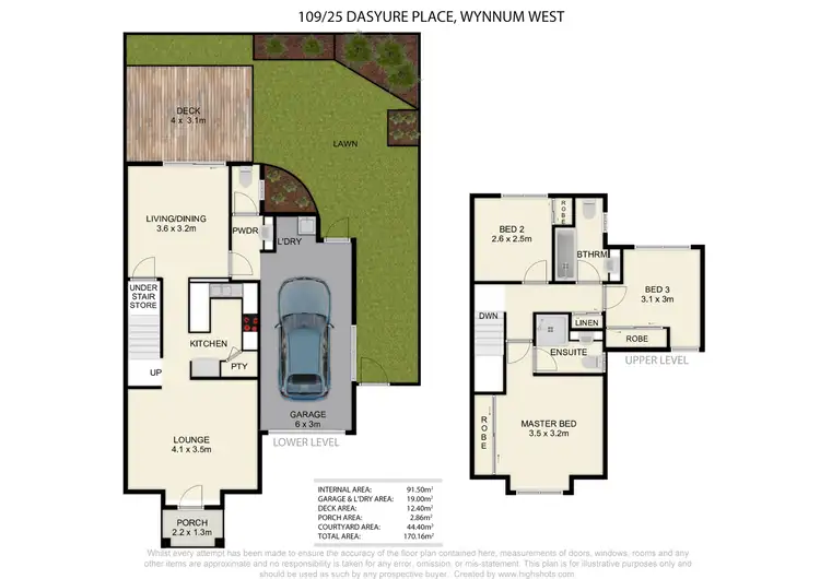 Floorplan of Homely townhouse listing, 109/25 Dasyure Place, Wynnum West QLD 4178