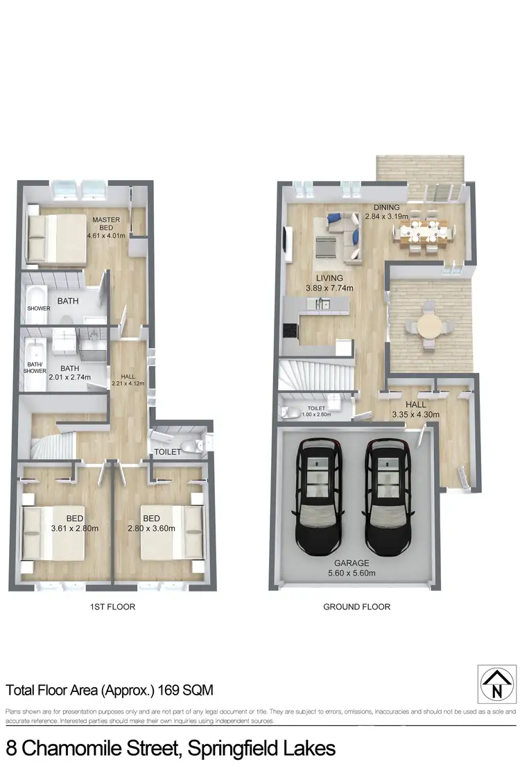 Floorplan of Homely house listing, 8 Chamomile Street, Springfield Lakes QLD 4300