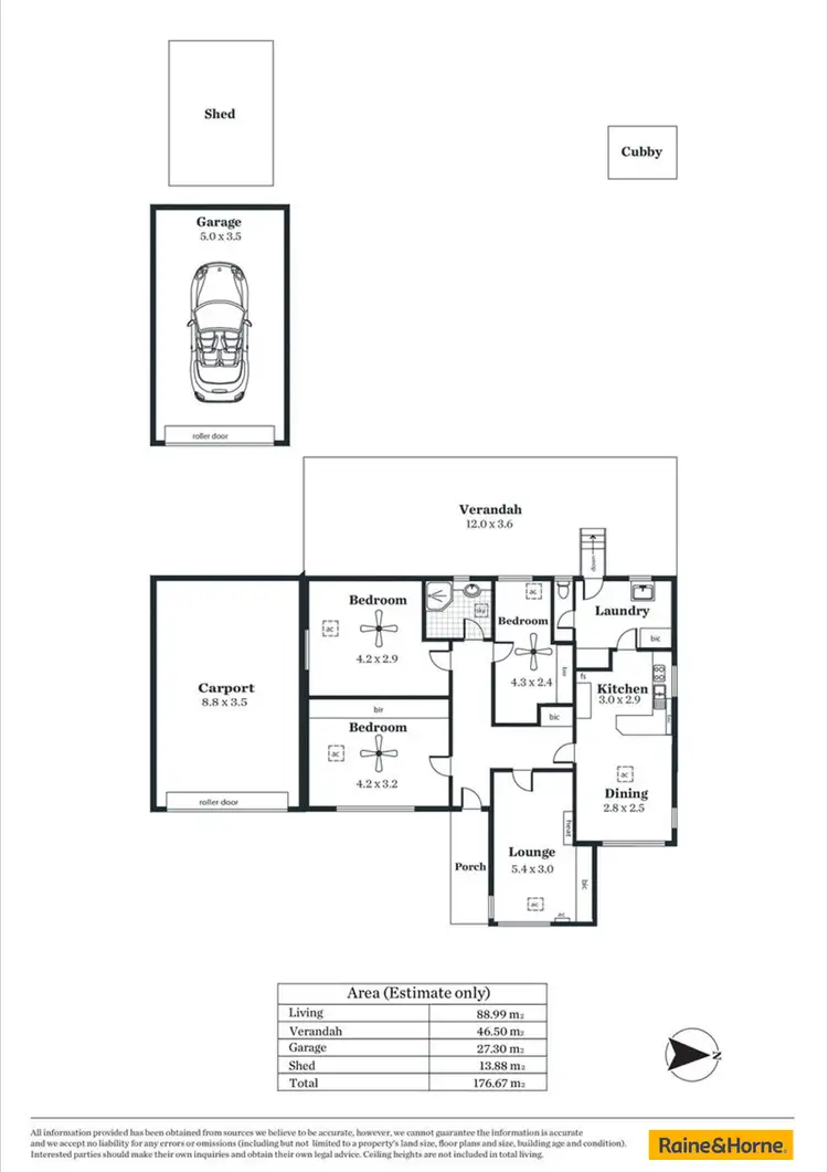 Floorplan of Homely house listing, 32 Barnett Avenue, St Marys SA 5042