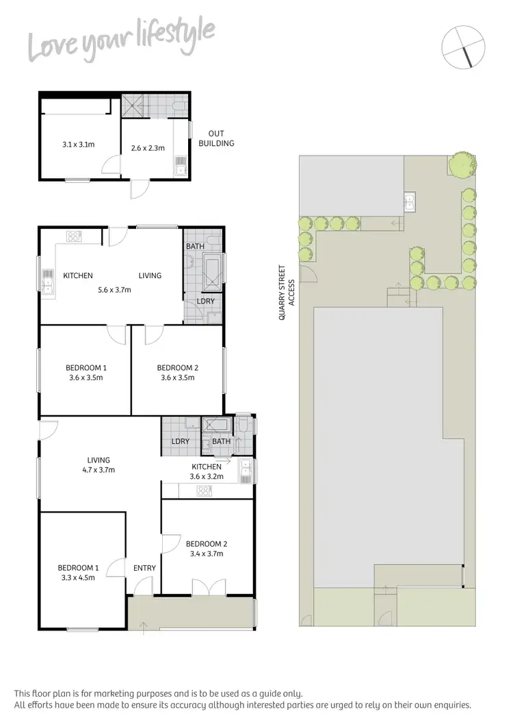 Floorplan of Homely house listing, 66 Station Street, Tempe NSW 2044
