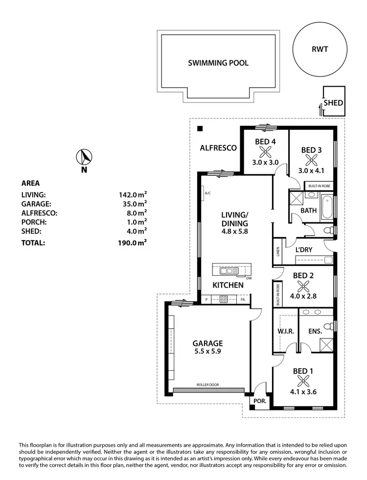 Floorplan of Homely house listing, 10 Sullivan Road, Strathalbyn SA 5255