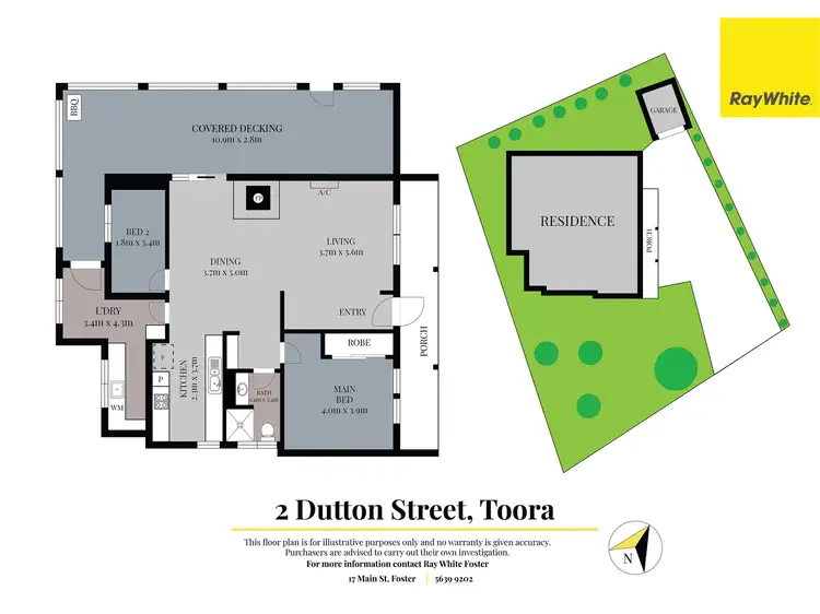 Floorplan of Homely house listing, 2 Dutton St, Toora VIC 3962