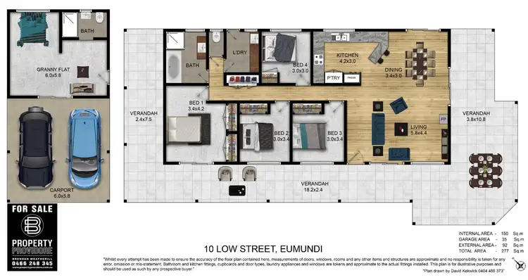 Floorplan of Homely house listing, 10 Low Street, Eumundi QLD 4562