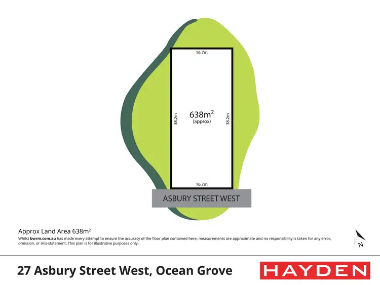 Floorplan of Homely land listing, 27 Asbury St West, Ocean Grove VIC 3226
