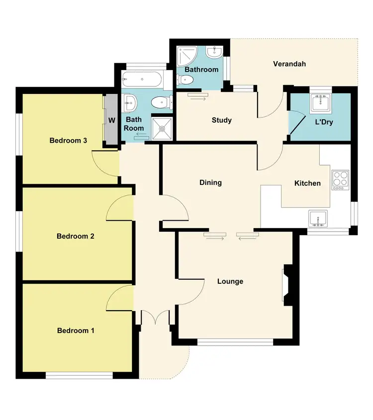 Floorplan of Homely house listing, 42-44 High Street, Navarre VIC 3384