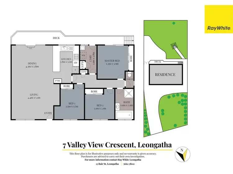 Floorplan of Homely house listing, 7 Valley View Crescent, Leongatha VIC 3953