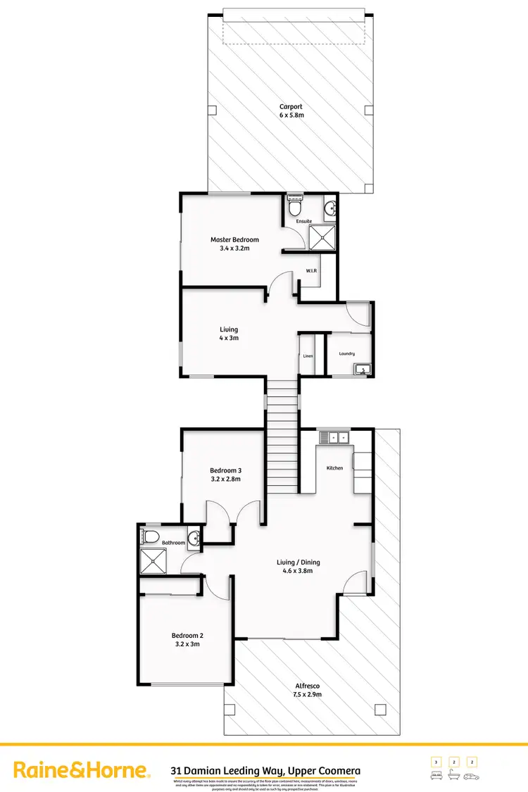 Floorplan of Homely house listing, 31 Damian Leeding Way, Upper Coomera QLD 4209