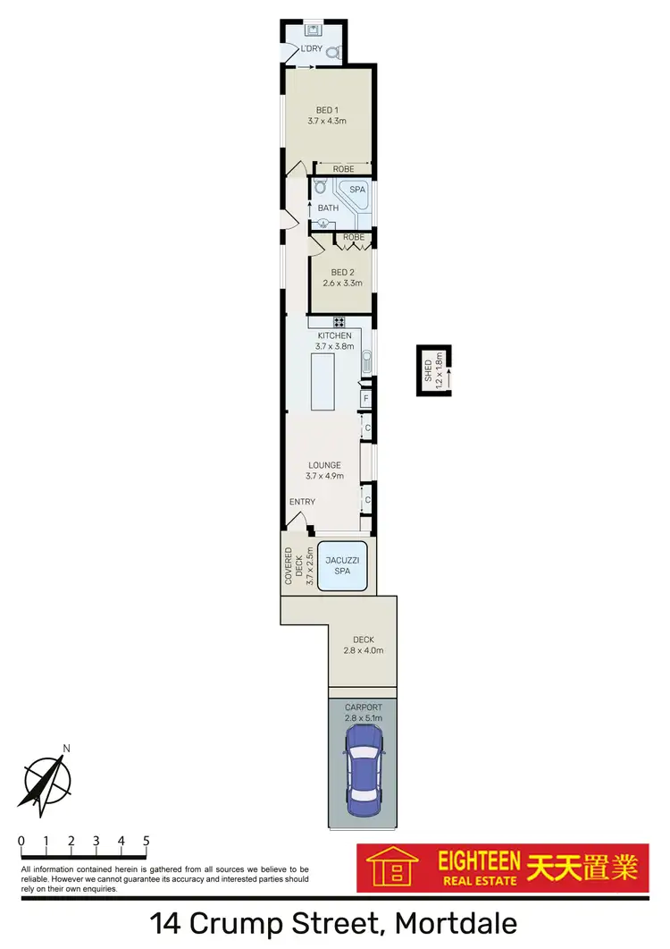 Floorplan of Homely house listing, 14 Crump Street, Mortdale NSW 2223