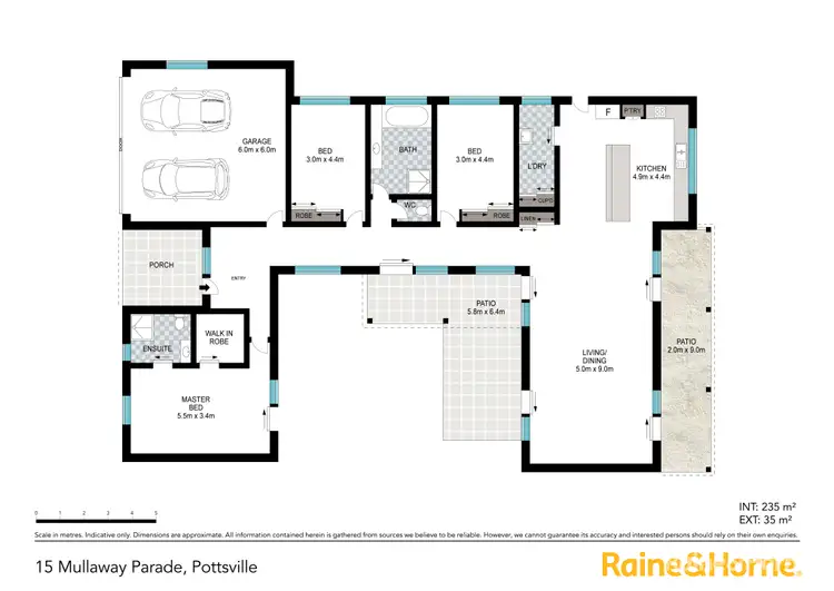Floorplan of Homely house listing, 15 Mullaway Parade, Pottsville NSW 2489