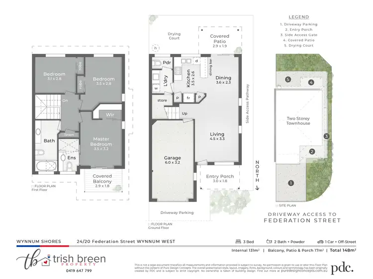Floorplan of Homely townhouse listing, 24/20 Federation Street, Wynnum West QLD 4178