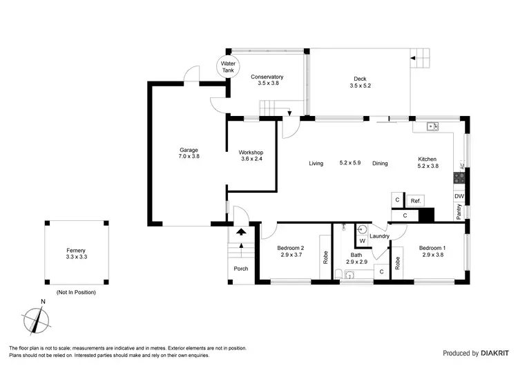 Floorplan of Homely house listing, 72 Governors Road, Crib Point VIC 3919