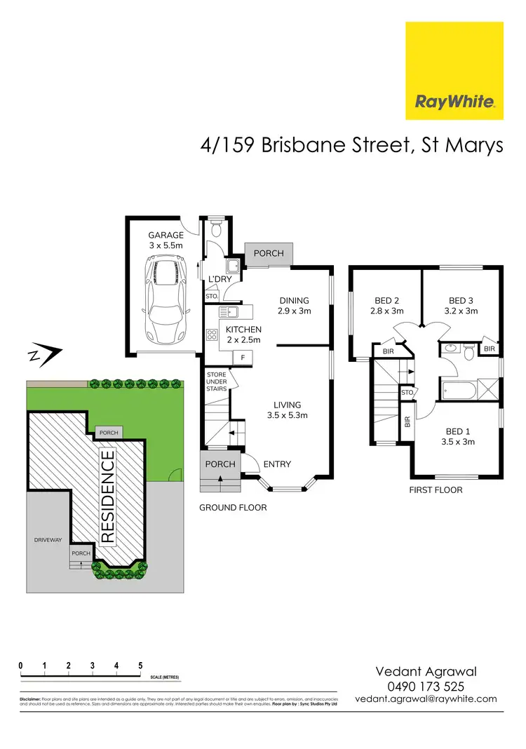 Floorplan of Homely townhouse listing, 4/159 Brisbane Street, St Marys NSW 2760