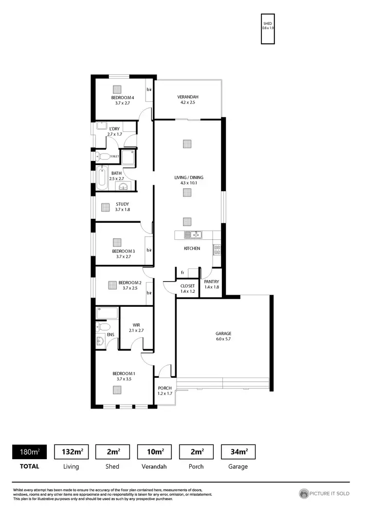 Floorplan of Homely house listing, 47 Scarlet Avenue, Munno Para SA 5115