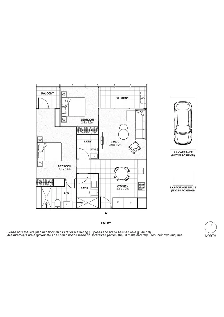 Floorplan of Homely apartment listing, 1705/39 Coventry Street, Southbank VIC 3006