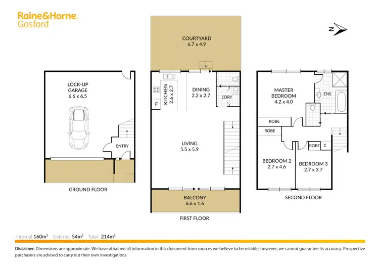 Floorplan of Homely townhouse listing, 7/53 Dwyer Street, North Gosford NSW 2250