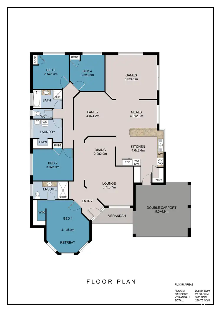 Floorplan of Homely house listing, 23 Allwood Avenue, Hilbert WA 6112