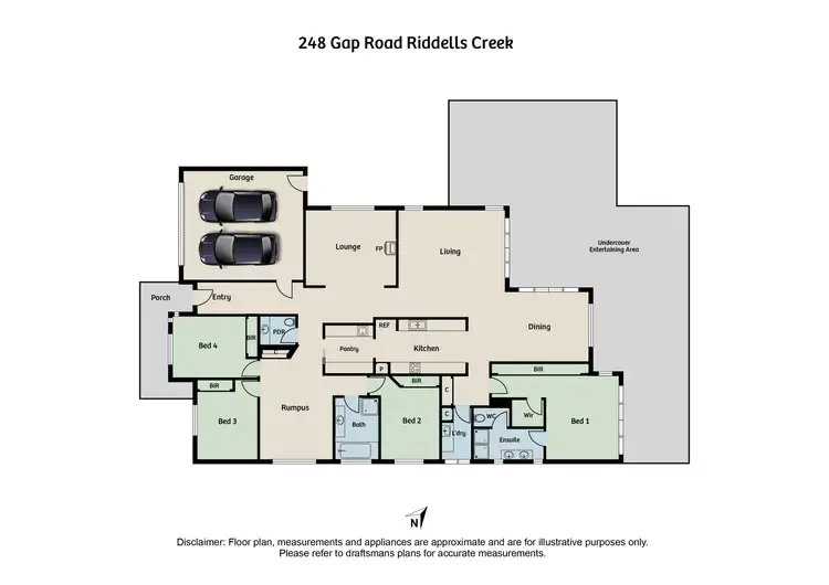 Floorplan of Homely house listing, 248 Gap Road, Riddells Creek VIC 3431
