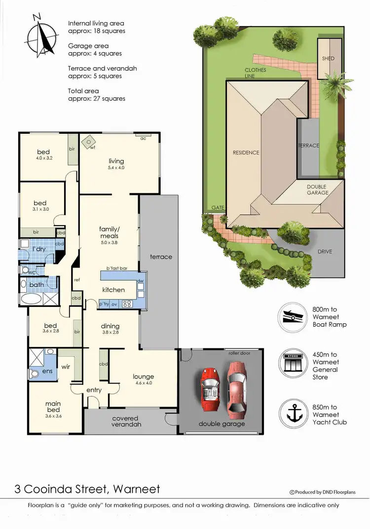 Floorplan of Homely house listing, 3 Cooinda Street, Warneet VIC 3980