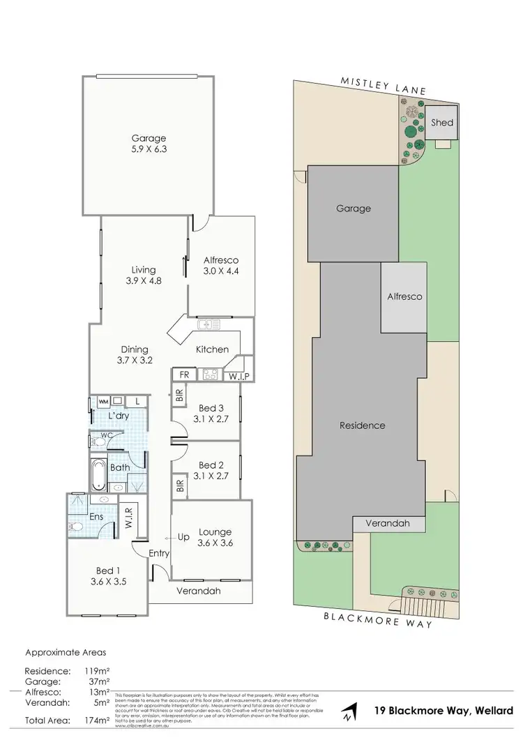 Floorplan of Homely house listing, 2/108 Blackmore Way, Wellard WA 6170