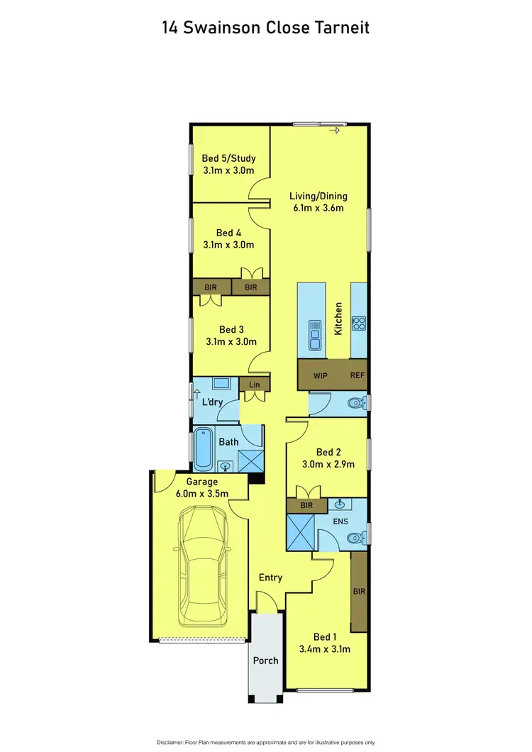 Floorplan of Homely house listing, 14 Swainson Close, Tarneit VIC 3029