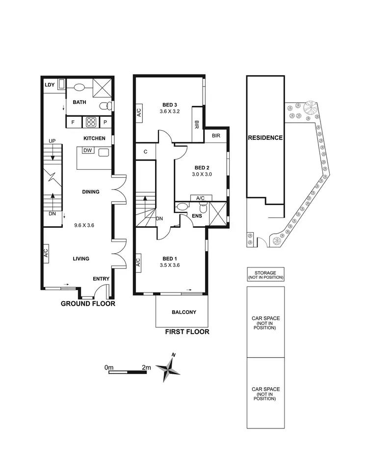 Floorplan of Homely townhouse listing, 5/110 Keppel Street, Carlton VIC 3053