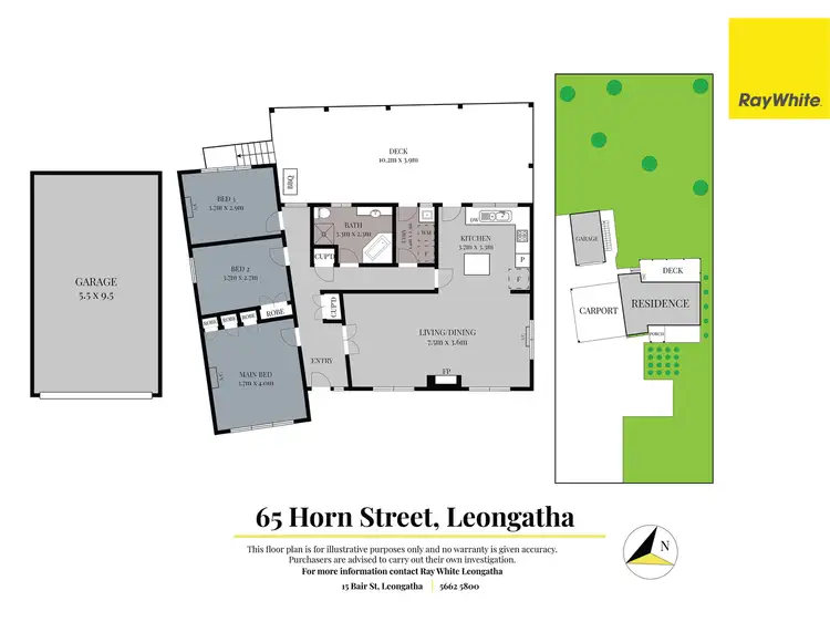 Floorplan of Homely house listing, 65 Horn Street, Leongatha VIC 3953