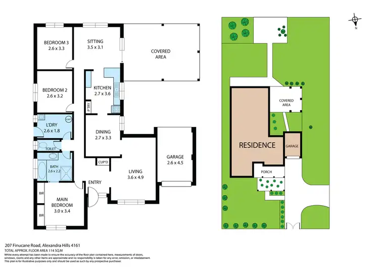 Floorplan of Homely house listing, 207 Finucane Road, Alexandra Hills QLD 4161