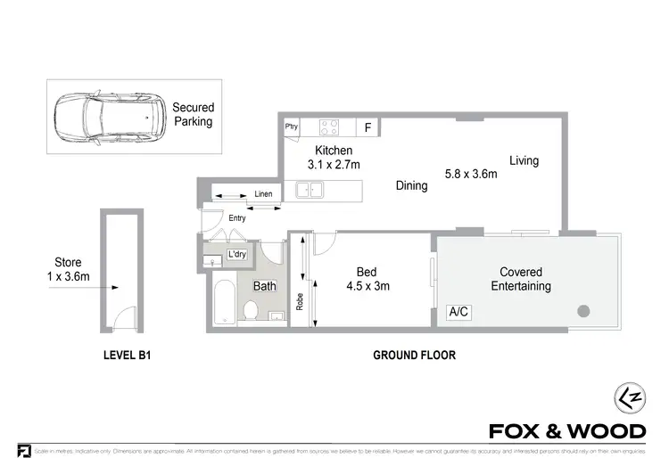Floorplan of Homely unit listing, 5/2 Bonney Street, Sans Souci NSW 2219