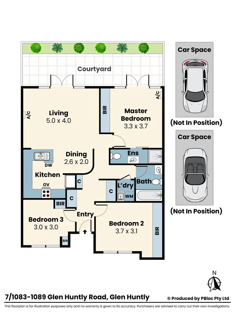 Floorplan of Homely apartment listing, 7/1083-1089 Glen Huntly Road, Glen Huntly VIC 3163