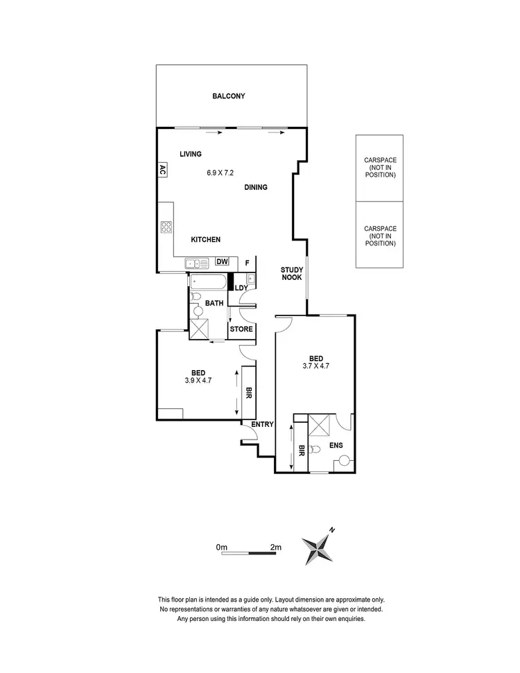 Floorplan of Homely apartment listing, 25/10-12 Breese Street, Brunswick VIC 3056