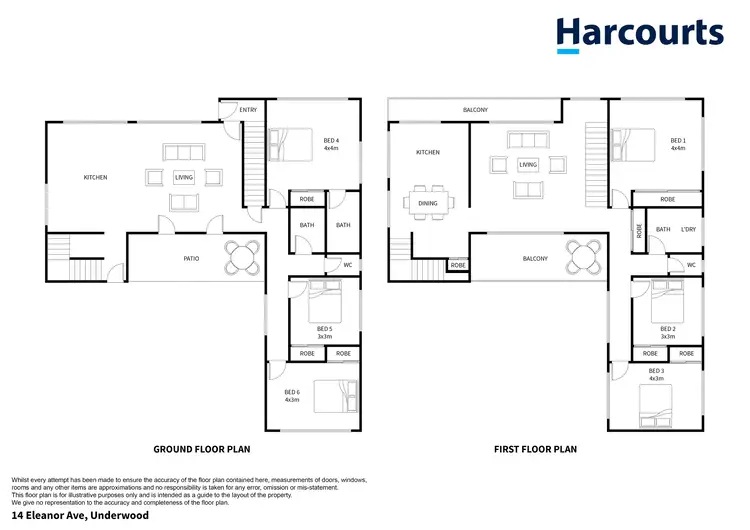 Floorplan of Homely house listing, 14 Eleanor Avenue, Underwood QLD 4119