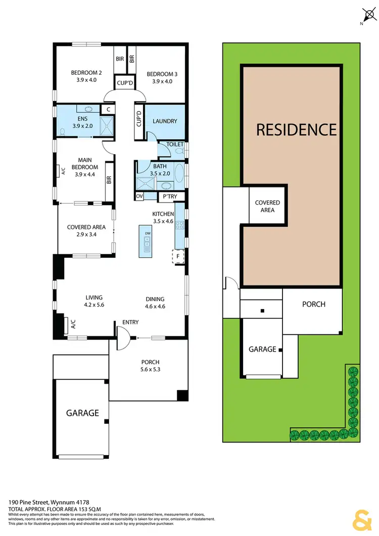 Floorplan of Homely house listing, 190 Pine Street, Wynnum QLD 4178