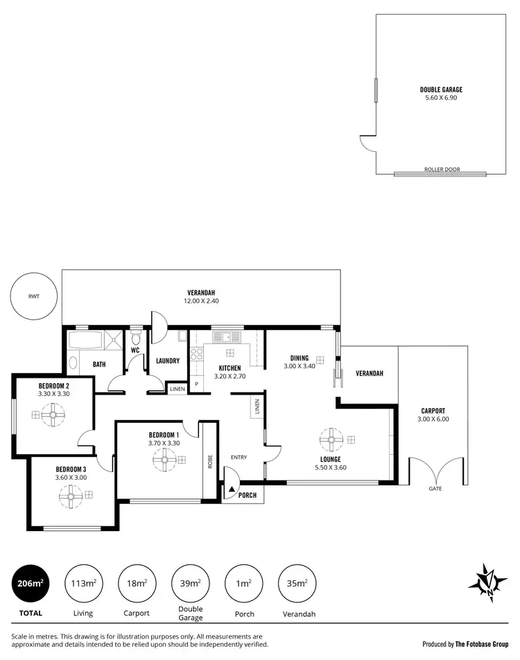 Floorplan of Homely house listing, 17 Cremin Street, Fairview Park SA 5126