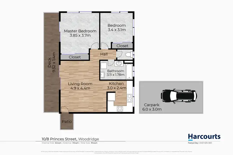 Floorplan of Homely townhouse listing, 10/8 Prince Street, Woodridge QLD 4114