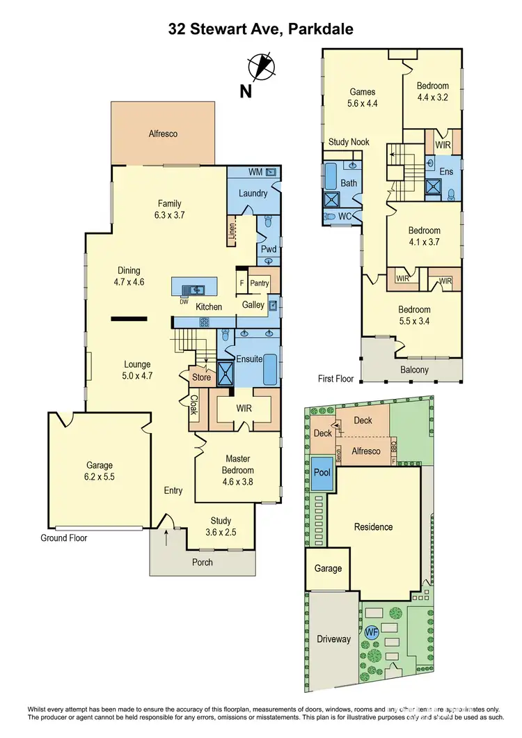 Floorplan of Homely house listing, 32 Stewart Avenue, Parkdale VIC 3195