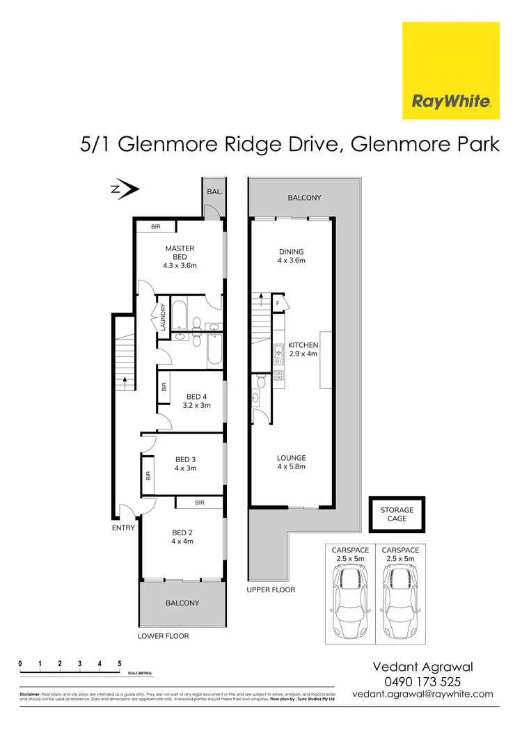 Floorplan of Homely apartment listing, 5/1 Glenmore Ridge Drive, Glenmore Park NSW 2745