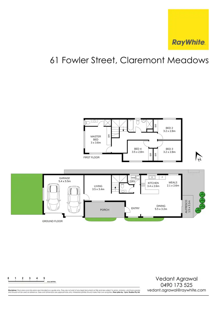 Floorplan of Homely house listing, 61 Fowler Street, Claremont Meadows NSW 2747