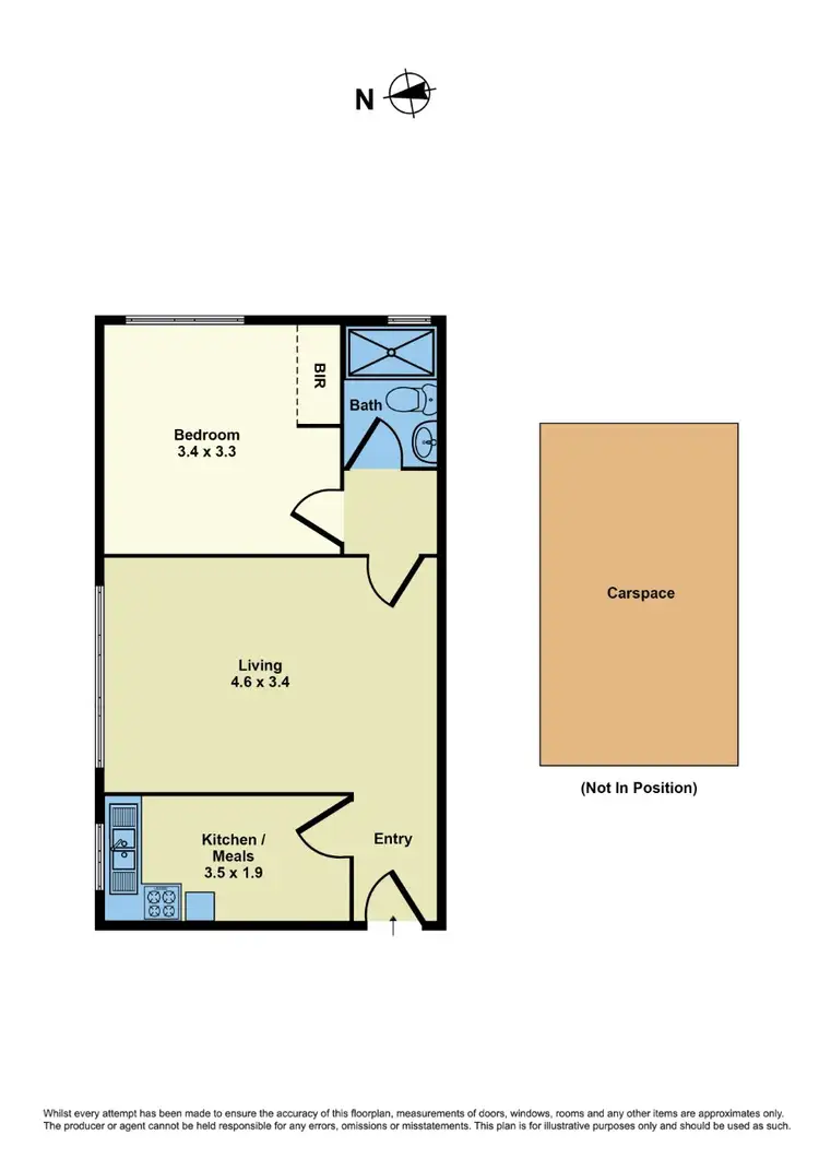Floorplan of Homely apartment listing, 11/90 Roberts Street, West Footscray VIC 3012