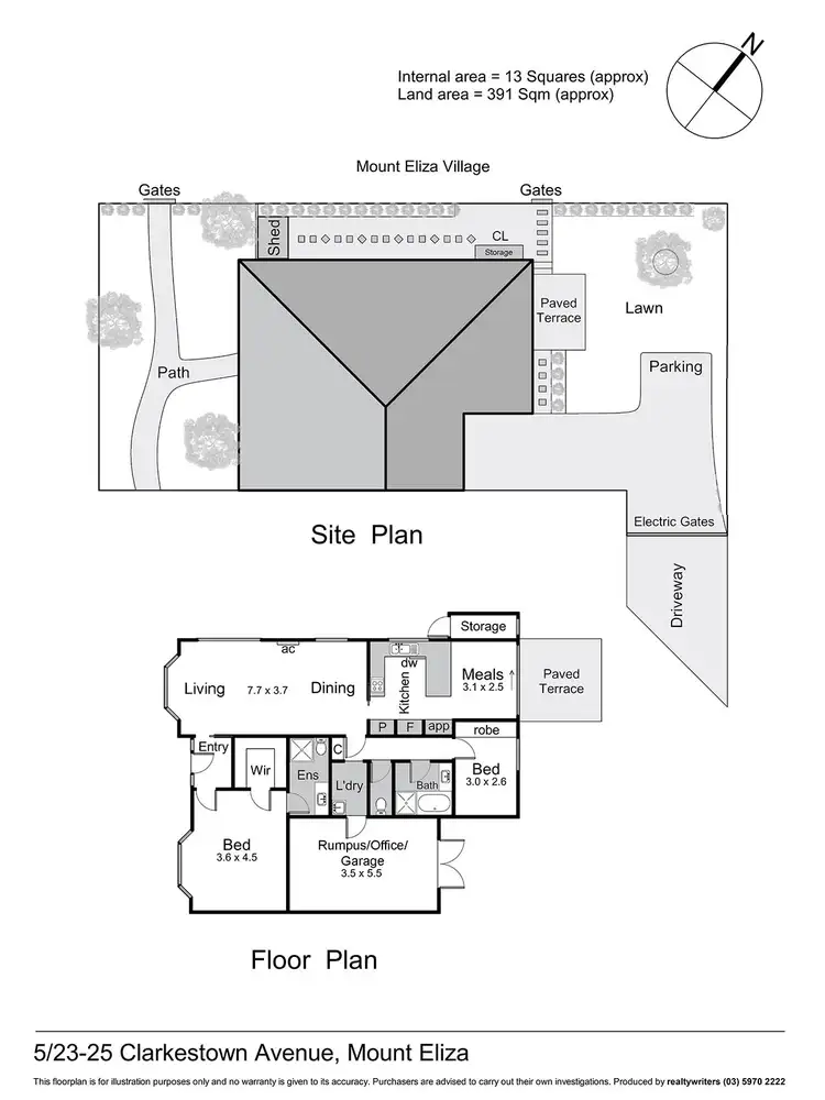 Floorplan of Homely unit listing, 5/23-25 Clarkestown Avenue, Mount Eliza VIC 3930