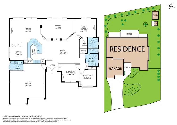 Floorplan of Homely house listing, 14 Mornington Court, Wellington Point QLD 4160